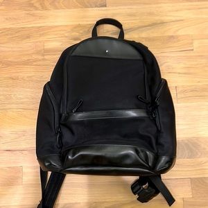 Used Montblanc leather backpack